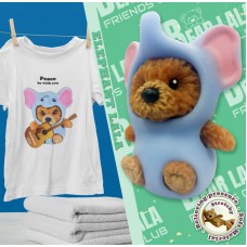 T-Shirt with Bear Lala Toys (Gift Set)